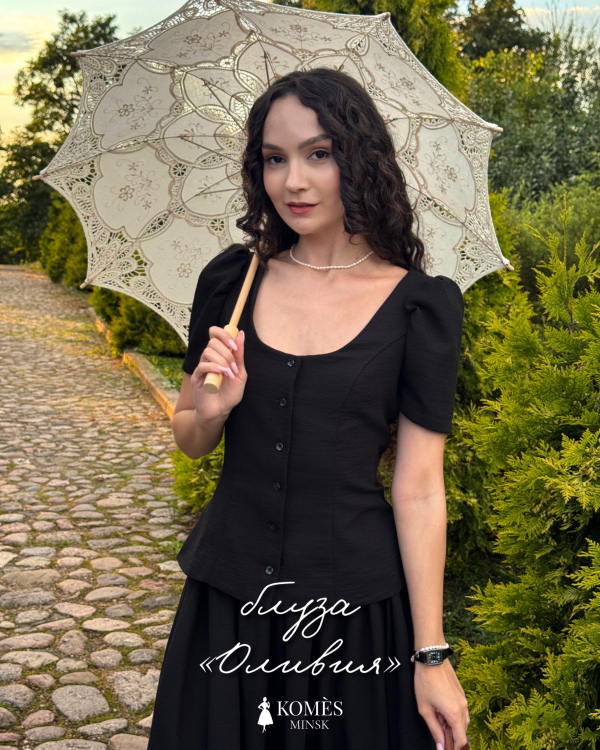 Блуза "Оливия" чёрная