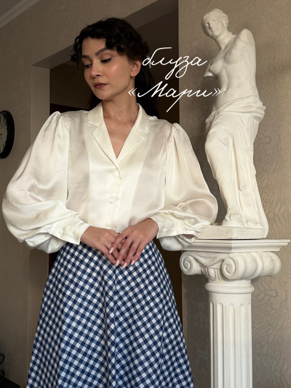 Блуза "Мари" белая 190BYN/5450RUB